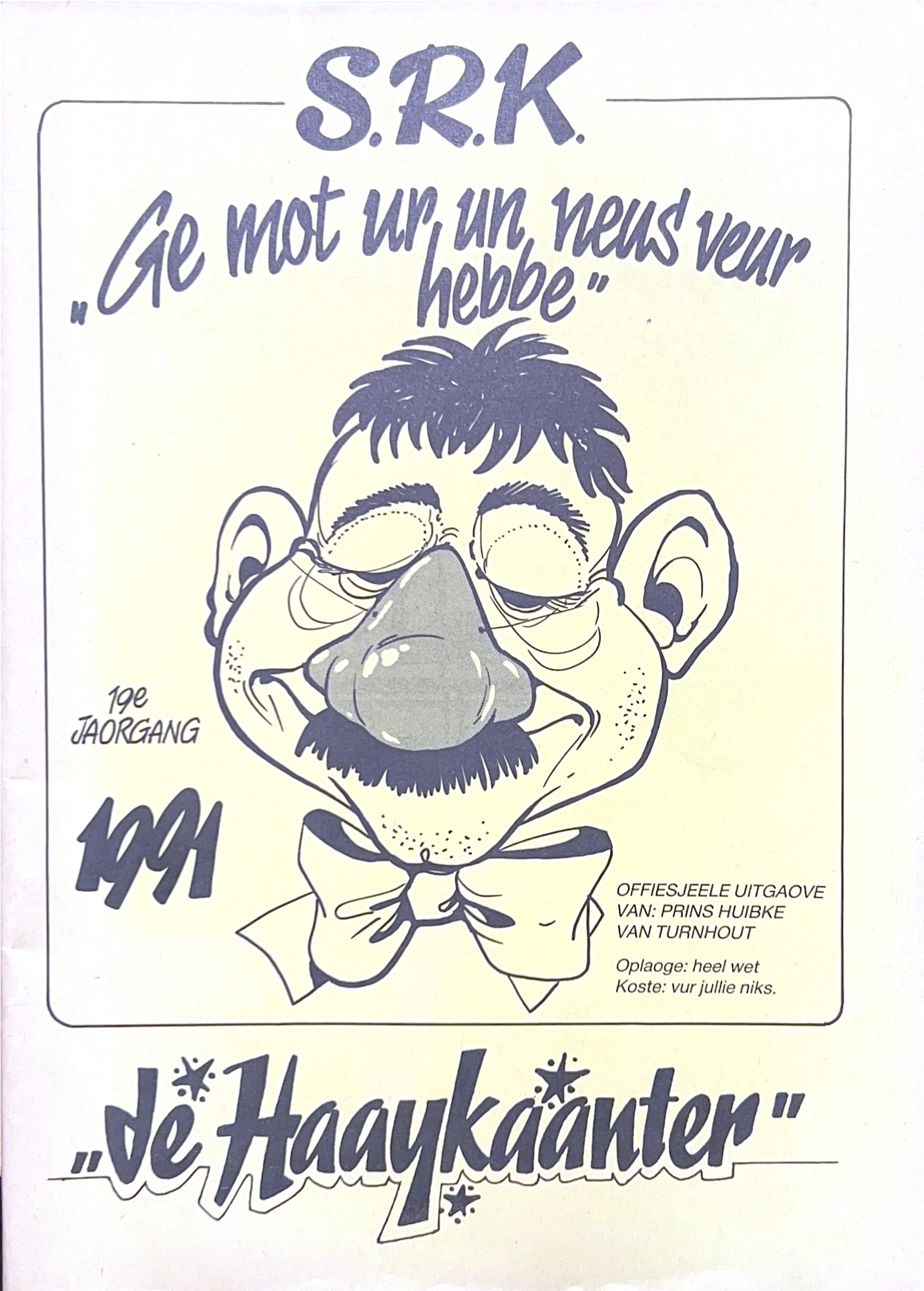 Kaft van De Haaykaanter 1991