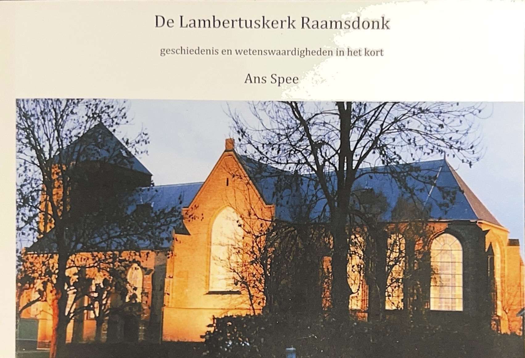 Kaft van De Lambertuskerk Raamsdonk