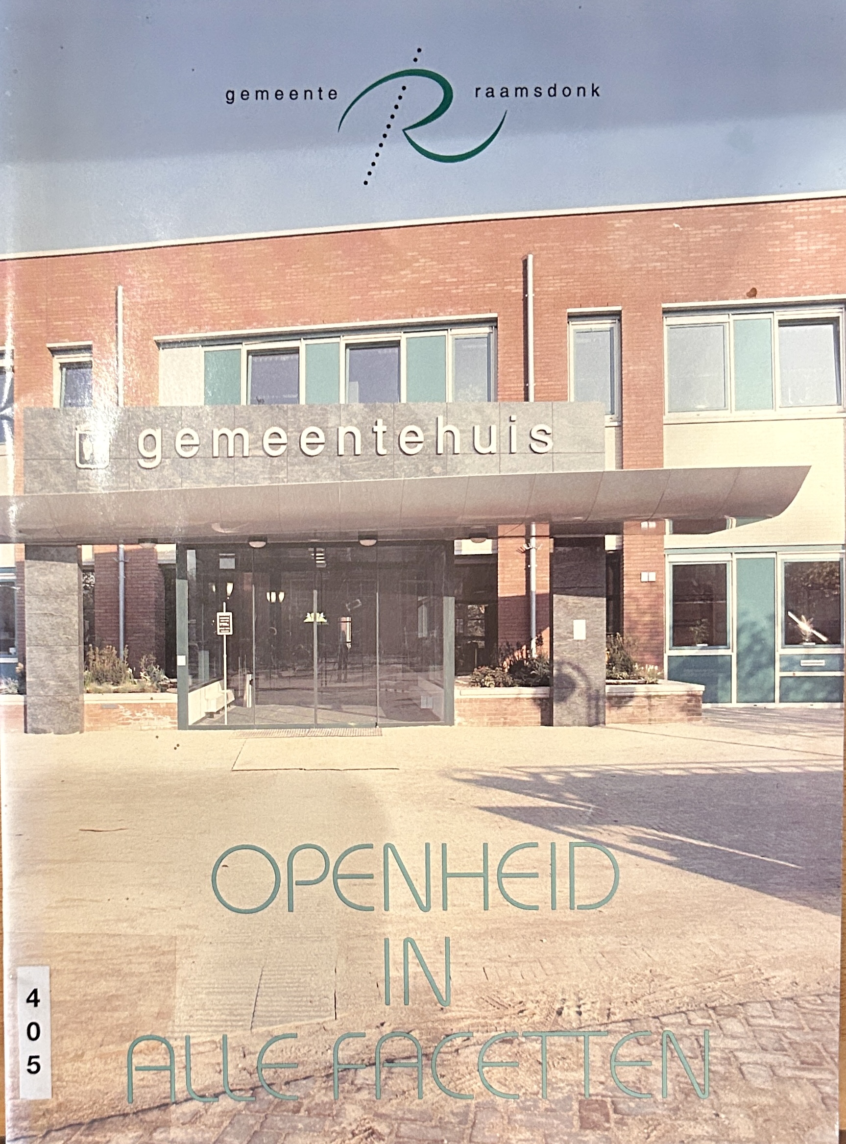 Kaft van Openheid in alle facetten