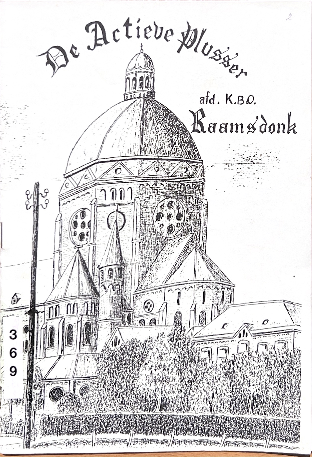 Kaft van De actieve plusser jaargang 1e jaargang no 2