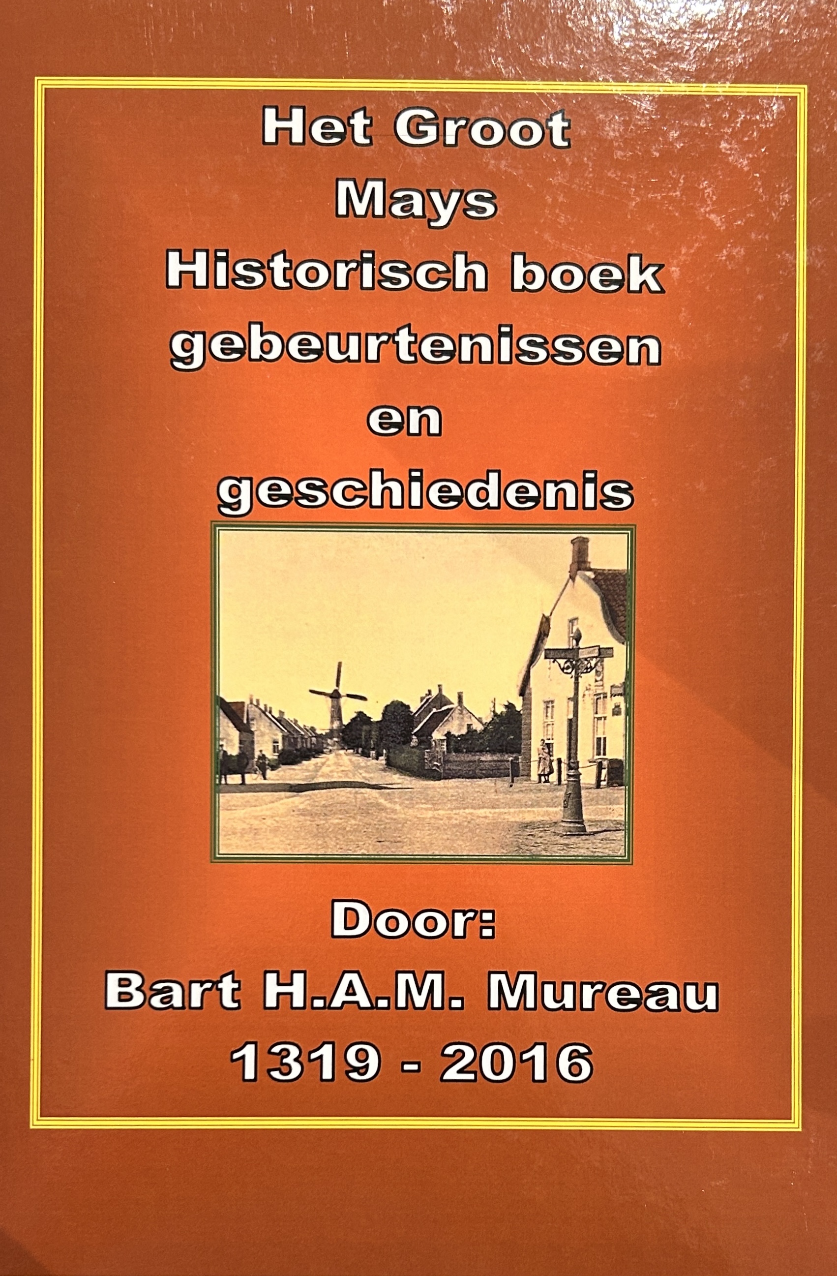 Kaft van Het Groot Mays Historisch boek gebeurtenissen en geschiedenis