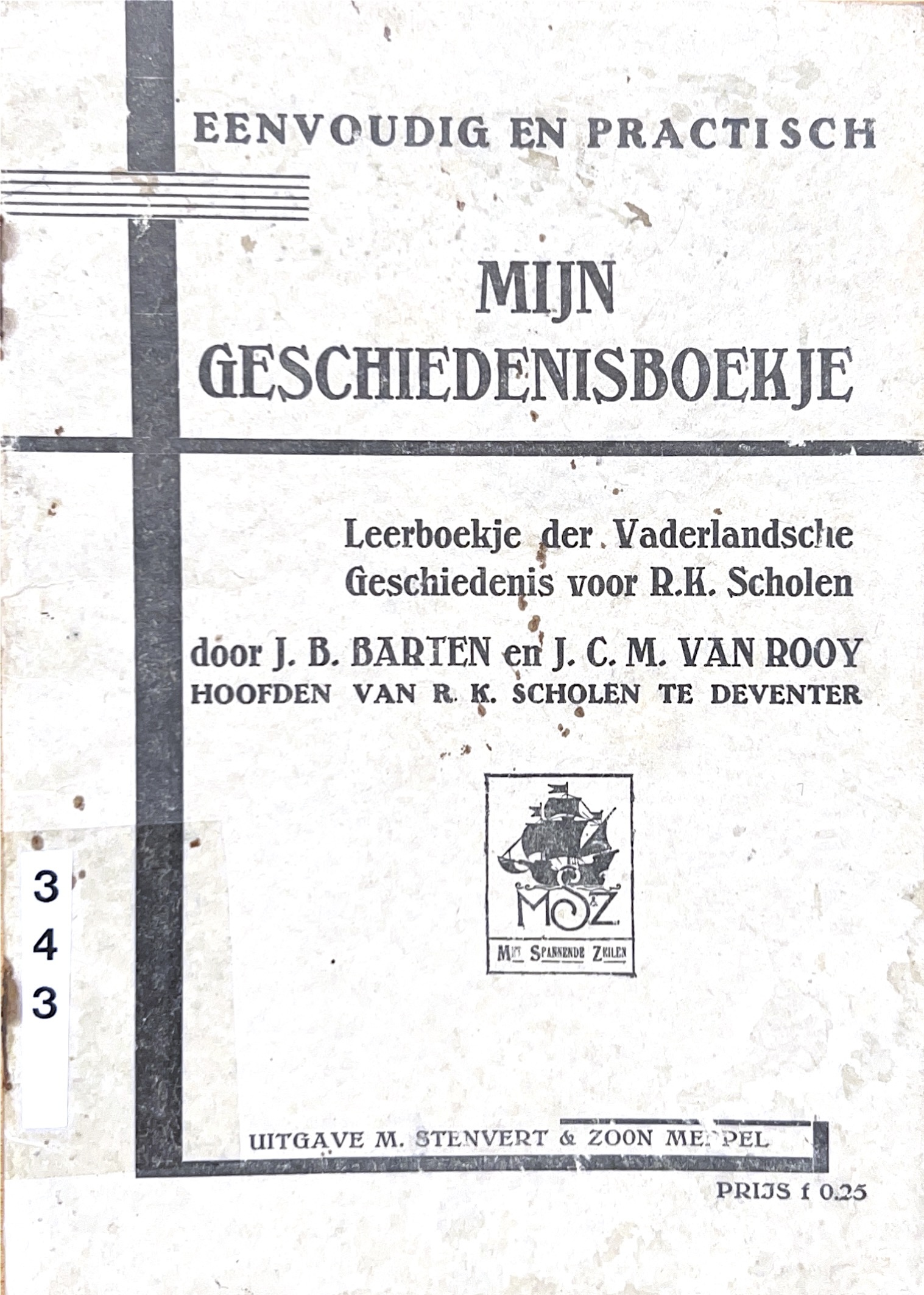 Kaft van Mijn geschiedenisboekje